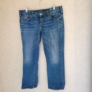 Silver Women's Capri